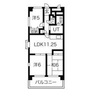 あおいマンションの間取り画像