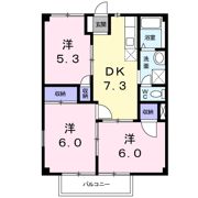 カレントハウスⅡCの間取り画像