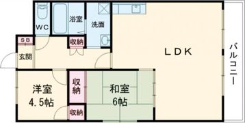 第2コスモハイツの間取り画像