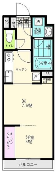 THE IoT Haranomachi βの間取り画像
