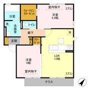 ロイヤルベルグ Bの間取り画像