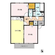 ピースアモール Bの間取り画像