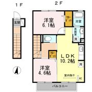 サンドハウス A棟の間取り画像