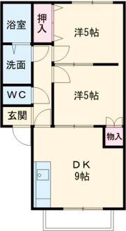 シティメイト多布施の間取り画像