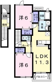 ノース カレントⅠの間取り画像