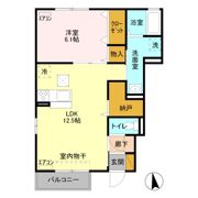 ドルチェ Ⅰの間取り画像