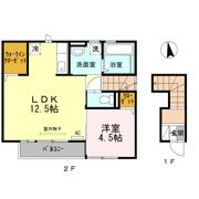 ルナ ラパン B棟の間取り画像