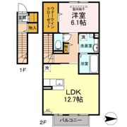 ルルベ・Kの間取り画像
