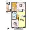 アールエム都北の間取り画像