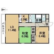 メイヤーメゾネットの間取り画像