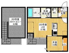 Grandtic至誠Ⅱ(仮Grandtic中筋3)の間取り画像