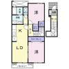 フレッシュリーガーデンAの間取り画像