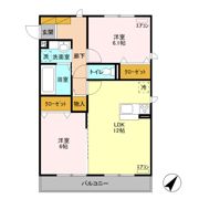 セジュール富久の間取り画像