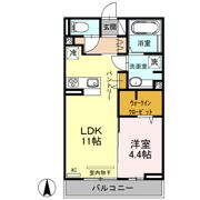 アクシア西本町の間取り画像