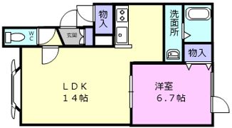 レインボーハウスARIAの間取り画像