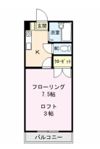 ラフォーレ坂本の間取り画像