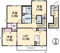 シャーメゾンにちにちそうの間取り画像