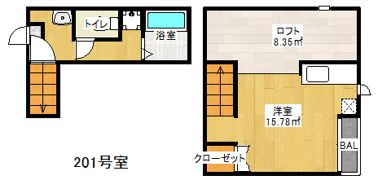 MAISONETIC室見の間取り画像