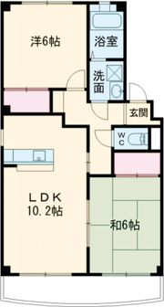 シルクヴェールフジAの間取り画像