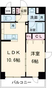 ダイレ・エヌの間取り画像