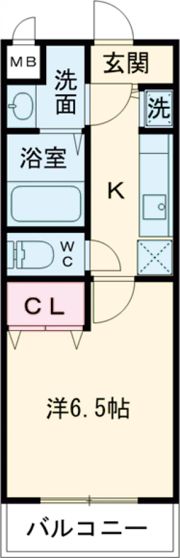 シャルマンフジもずウエストの間取り画像