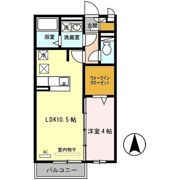 フィエスタ 2号館の間取り画像