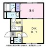 CREA北22条の間取り画像