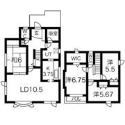 真駒内緑町2丁目戸建の間取り画像