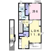 アダージョ徳重の間取り画像