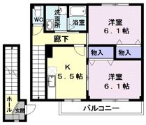 メゾンプロムナードAの間取り画像