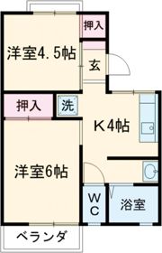 サンハイツ(大和郡山市)の間取り画像