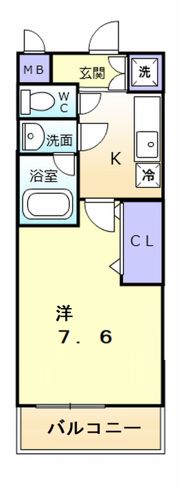 エクセレント浜寺の間取り画像