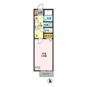 サザンハート東船橋の間取り画像