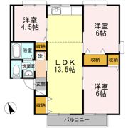 セジュールおはらの間取り画像