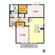 サンマリン北Bの間取り画像