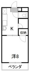 コーポ本永2の間取り画像