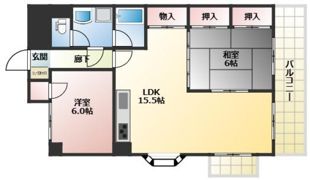 ハイデンスホンダの間取り画像