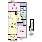 オーブの間取り画像