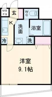 プレステージ ナカヤマの間取り画像