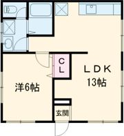 モンパレスAの間取り画像
