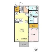 シャンス大和の間取り画像
