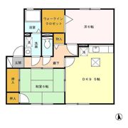 セジュール小森野Ⅱ A棟の間取り画像