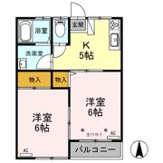パールハウス Bの間取り画像