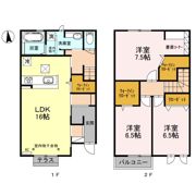 フェリーチェ Aの間取り画像