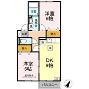 パーシモンフィールド ABの間取り画像