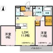 Win's Garden Bの間取り画像