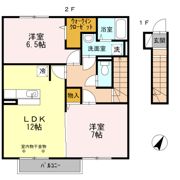 ソレイユ東阿保の間取り画像