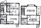 三吉ハイツの間取り画像