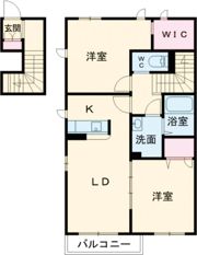 シャーメゾン・クレールBの間取り画像