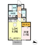 ノースヒルズ Aの間取り画像